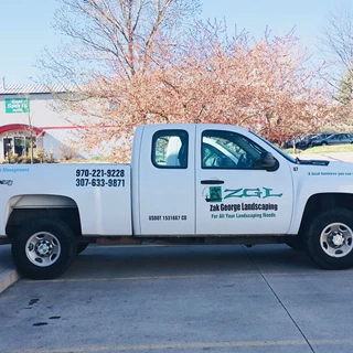 Vehicle Wrap - Zak George Landscaping - Fort Collins, CO